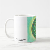 Herz Chakra Mandala-Tasse Kaffeetasse (Links)