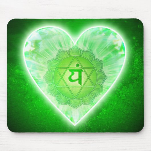 Herz Chakra Mousepad (Vorne)