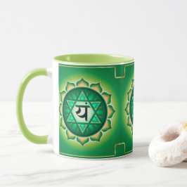 Herz Chakra Muster-Druck-Entwurf Tasse