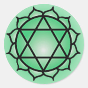 Herz Chakra Stickers