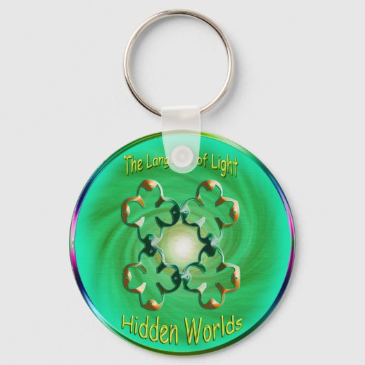 Herz Chakra - Symbol des Schlüsselanhängers der ve Schlüsselanhänger (Vorderseite)