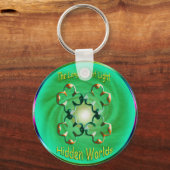 Herz Chakra - Symbol des Schlüsselanhängers der ve Schlüsselanhänger (Vorderseite)