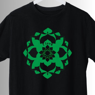 Herz Chakra Symbol Green Anahata Yoga T-Shirt