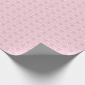 Herz-Check-Muster-Wrap-Papier zum Valentinstag Geschenkpapier (Ecke)