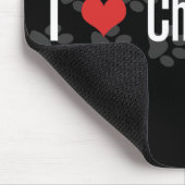 (Herz) Chihuahua I Mousepad (Ecke)