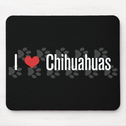(Herz) Chihuahua I Mousepad (Vorne)