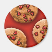 Herz-Chip-Cookie Magnet (Vorne)