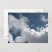 Herz Cloud Postcard Postkarte (Vorne/Hinten)