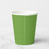 Herz Clover Pattern Pappbecher (Rechts)