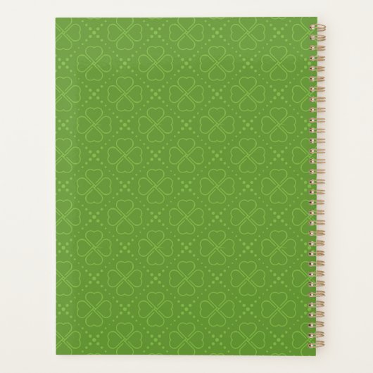 Herz Clover Pattern Planer (Rückseite)
