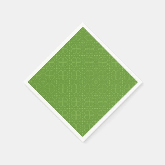 Herz Clover Pattern Serviette (Ecke)