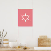 Herz Coeur Cuore Star Sternchen Sternchen Stern Poster (Küche)