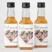 Herz Collage Alkoholflaschenetikett (Flaschen)