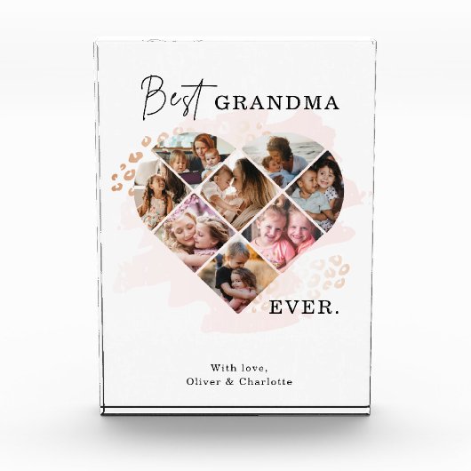 Herz Collage Fotoblock (Vorderseite)