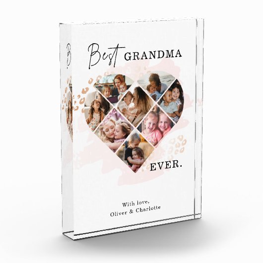 Herz Collage Fotoblock (Links)