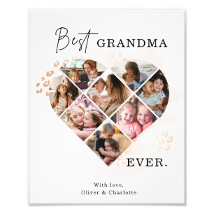 Herz Collage Fotodruck