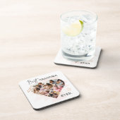 Herz Collage Getränkeuntersetzer (Rechte Seite)