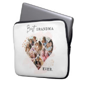 Herz Collage Laptopschutzhülle (Vorderseite Links)