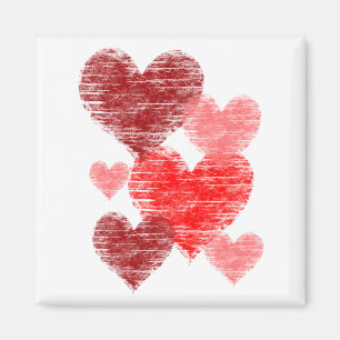 Herz Collage Magnet