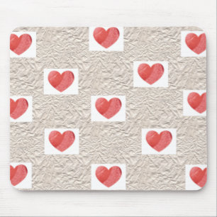 Herz-Collage Mousepad