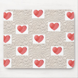 Herz-Collage Mousepad