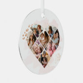 Herz Collage Ornament Aus Metall (Vorderseite Rechts)