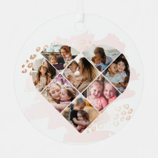 Herz Collage Ornament Aus Metall