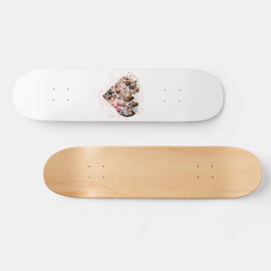 Herz Collage Skateboard (Horizontal)