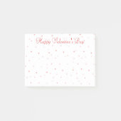 Herz Confetti Post-It-Notes Post-it Klebezettel (Vorderseite)