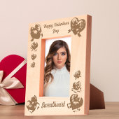 Herz Coquette Valentines Geschenk Laser Holz Geätzte Rahmen