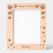 Herz Coquette Valentines Geschenk Laser Picture Geätzte Rahmen (Vorderseite)