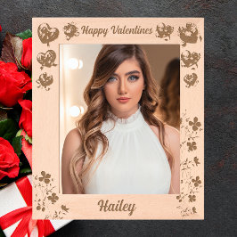 Herz Coquette Valentines Geschenk Laser Picture Geätzte Rahmen