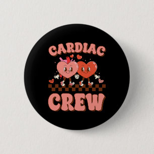 Herz Crew Herz Krankenschwester Echo Tech Valentin Button