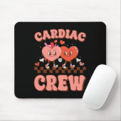 Herz Crew Herz Krankenschwester Echo Tech Valentin Mousepad (Mit Mouse)