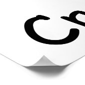 Herz Crochet - Herz Crochet Chart Muster Poster (Ecke)