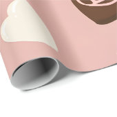 Herz Cupcake Schokolade Valentinstag Verpackung Geschenkpapier (Rolleneckpunkt)