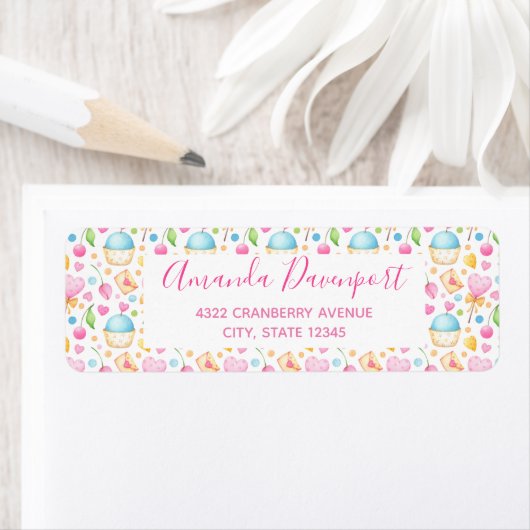 Herz & Cupcakes Sweet Pattern (Insitu)