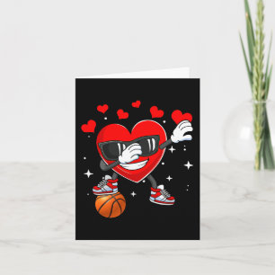 Herz Dab Tanz Mit Basketball Valentinstag Da Karte