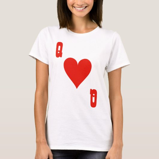 Herz-Dame T-Shirt (Vorderseite)