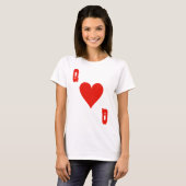 Herz-Dame T-Shirt (Vorne ganz)