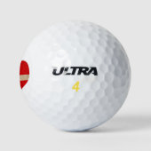 Herz Dänemarks Golfball (Logo)