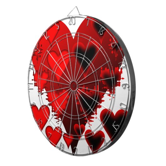 Herz Dartscheibe (Vorderseite rechts)