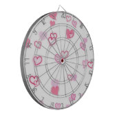 Herz Dartscheibe (Vorderseite Links)