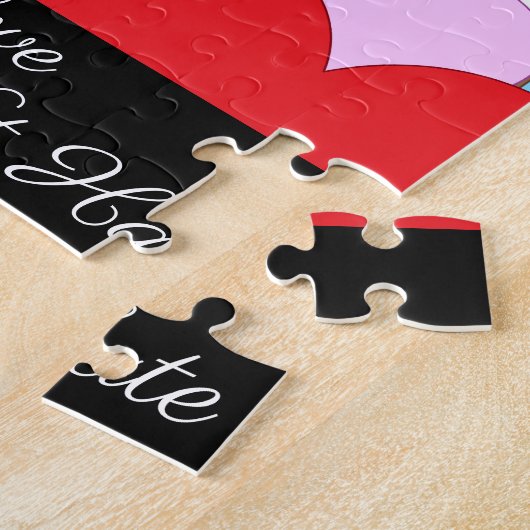 Herz, das eine Rede über Liebe hält: Puzzle (Seite)