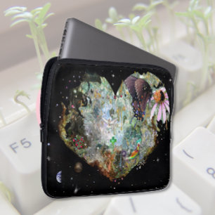 Herz deine Welt Laptopschutzhülle