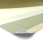 Herz der Abstrakten Kunst des Goldes Poster (Ecke)