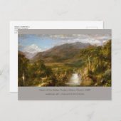 Herz der Anden Frederic Edwin Church Painting Postkarte (Vorne/Hinten)
