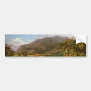 Herz der Anden (südamerikanische Landschaft) Autoaufkleber