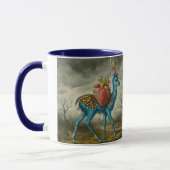 Herz der Blue Fawn Kaffee/Tee-Tasse Tasse (Links)