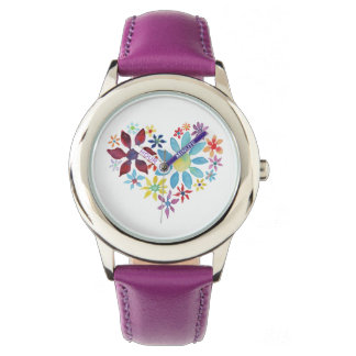 Herz der Blume Armbanduhr